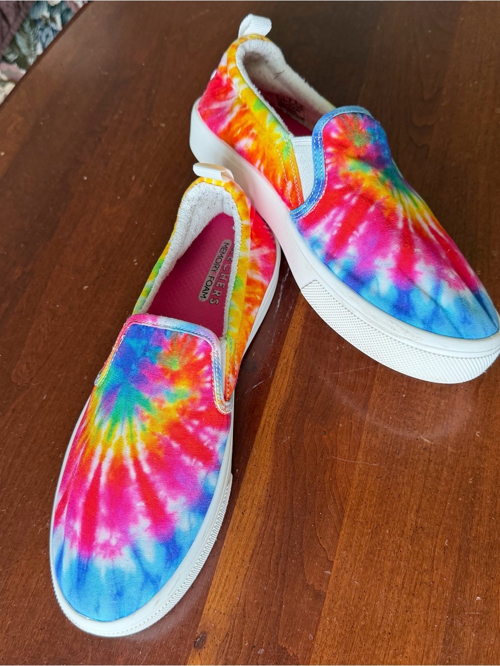 Skechers Women’s 8 Tie-Dye Slip-On Sneakers - Multicolor